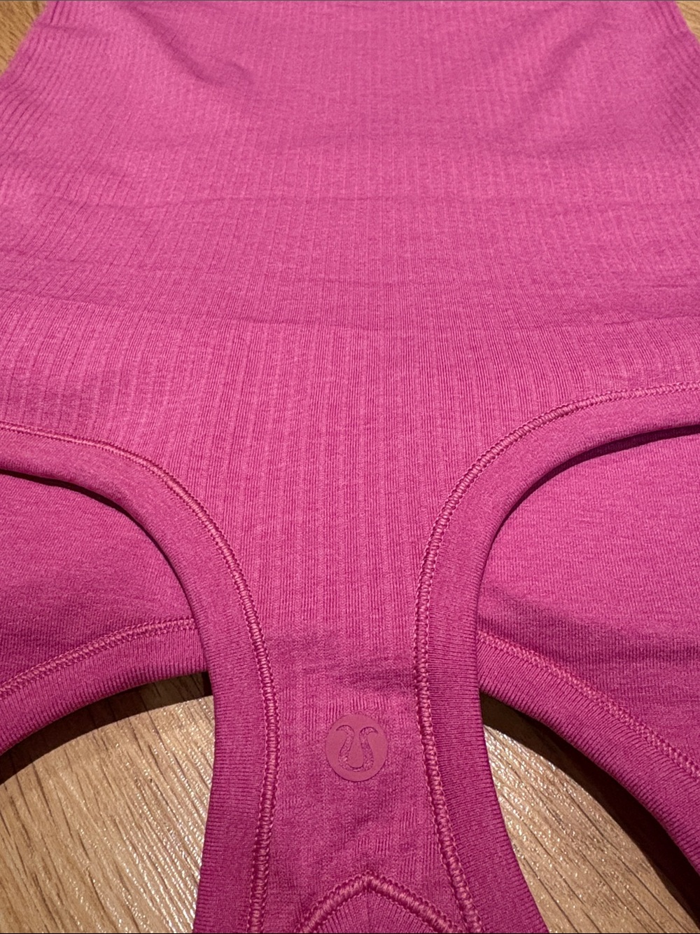 lululemon athletica Magenta Ribbed Racerback Tank - Picture 2 of 2
